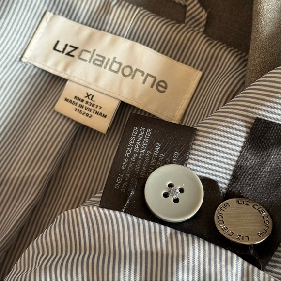 Liz Claiborne Gray Jacket - Picture 10 of 12